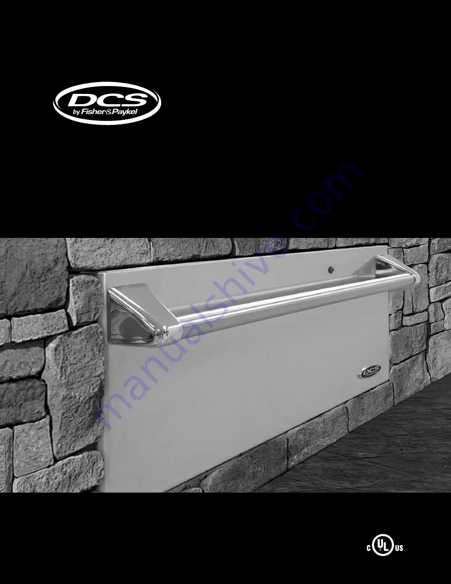 DCS WD-27-SS-OD Use And Care And Installation Manual Download Page 21