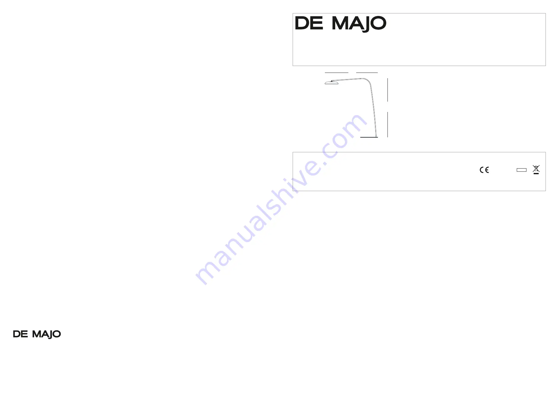 DE MAJO REEF R50 Assembly Instructions Download Page 1