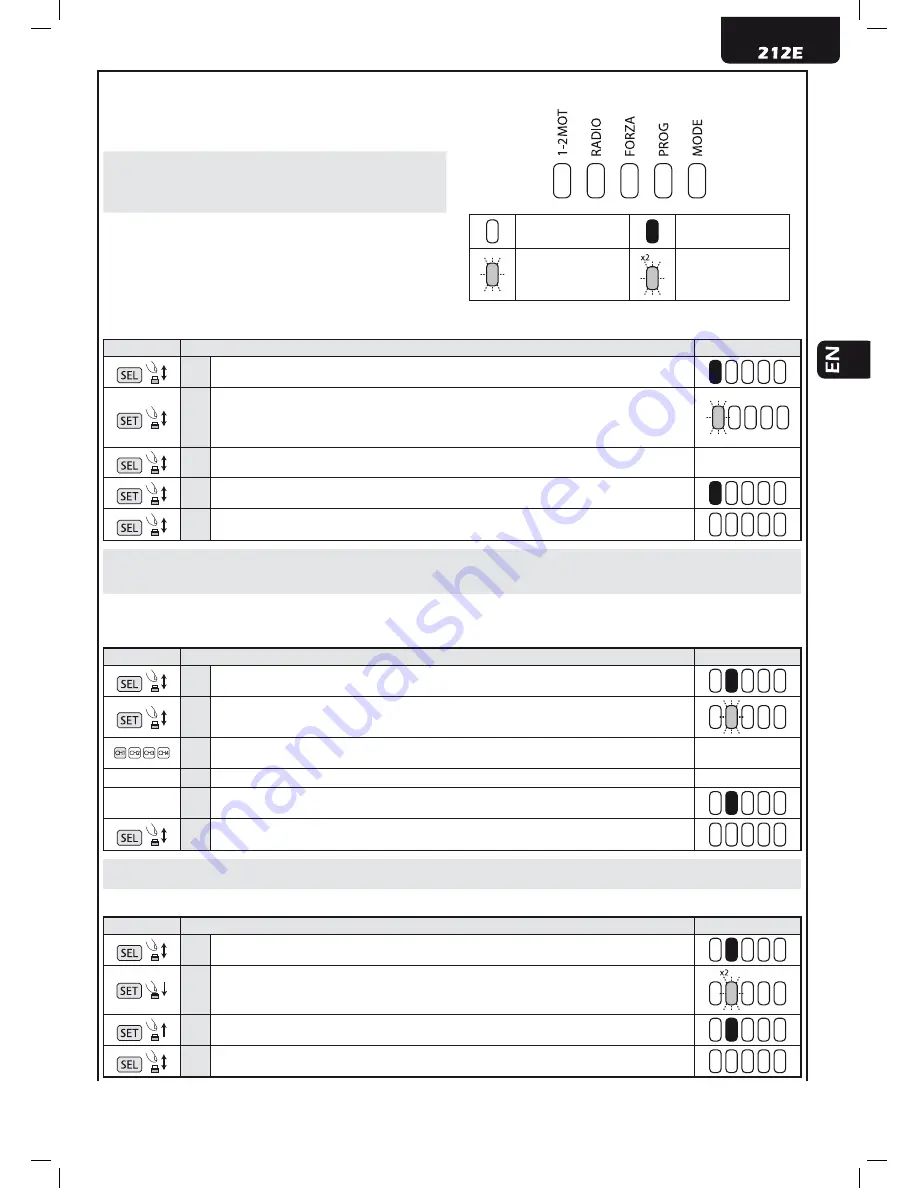 Dea 212E Operating Instructions And Warnings Download Page 11