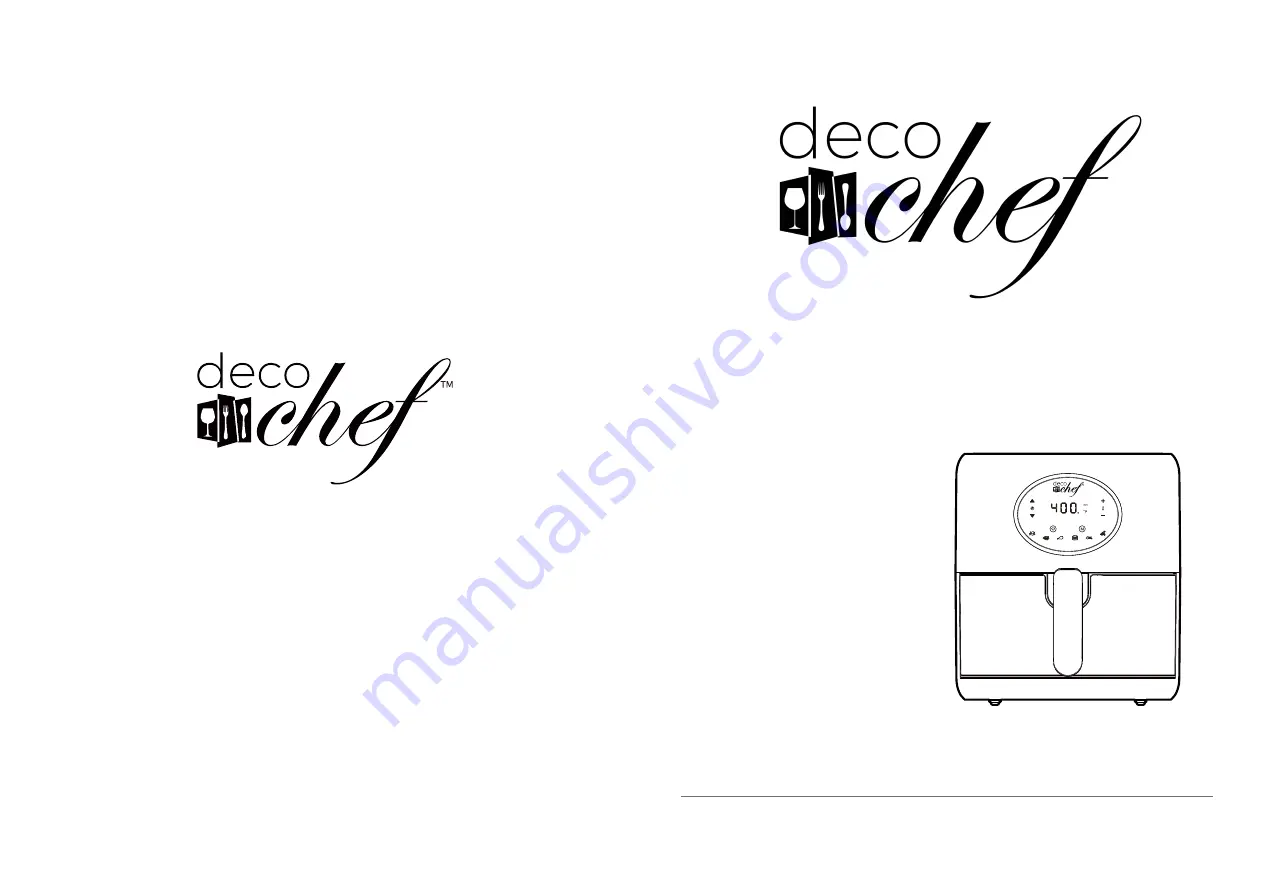 Deco Chef DGAF01 Instruction Manual Download Page 1