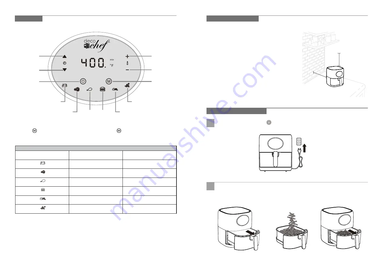 Deco Chef DGAF01 Instruction Manual Download Page 4