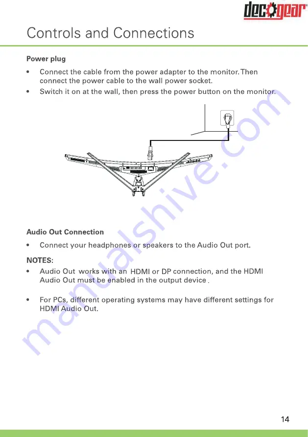 Deco Gear DGVIEW201 Instruction Manual Download Page 14