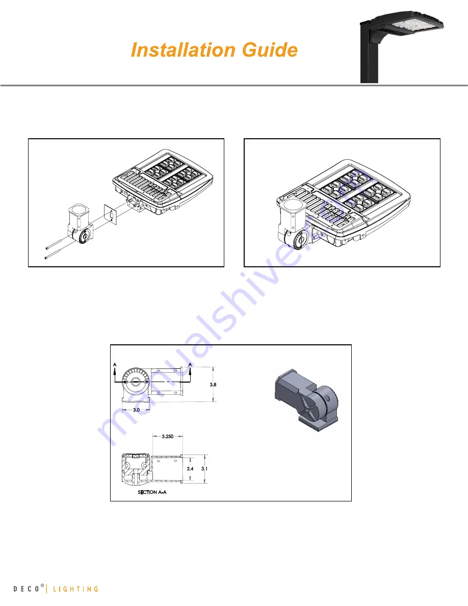 Deco Lighting Small Gladetino Installation Manual Download Page 2