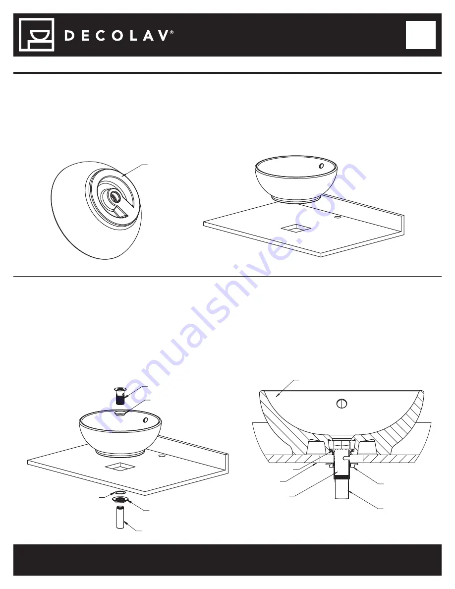 Decolav 1441 Series Manual Download Page 16