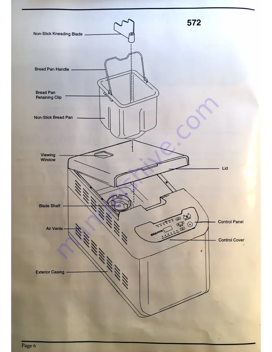 Decosonic BREAD MAGIC 571 Instruction Booklet Download Page 6