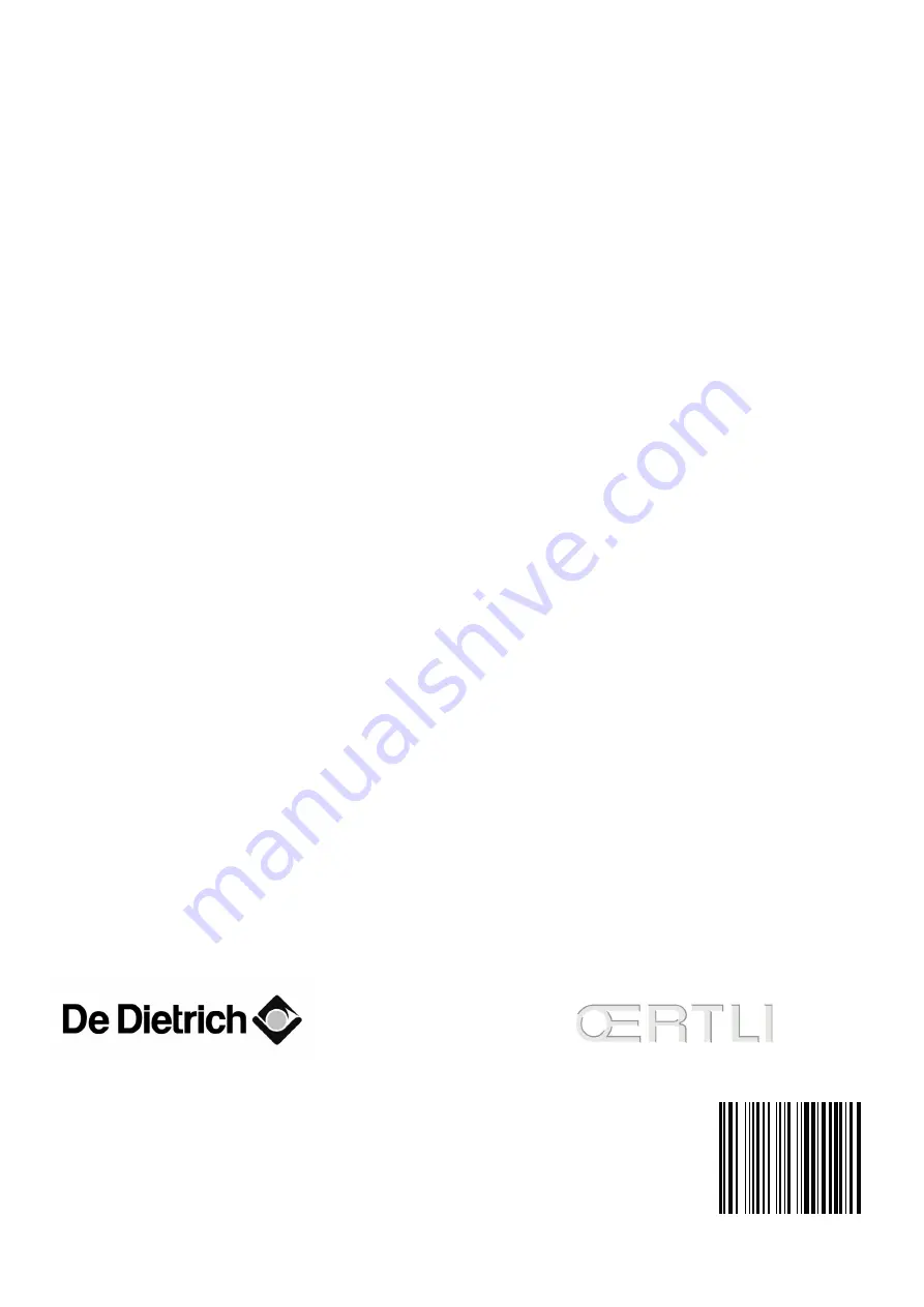 DeDietrich PRO C250H Installation Manual Download Page 48