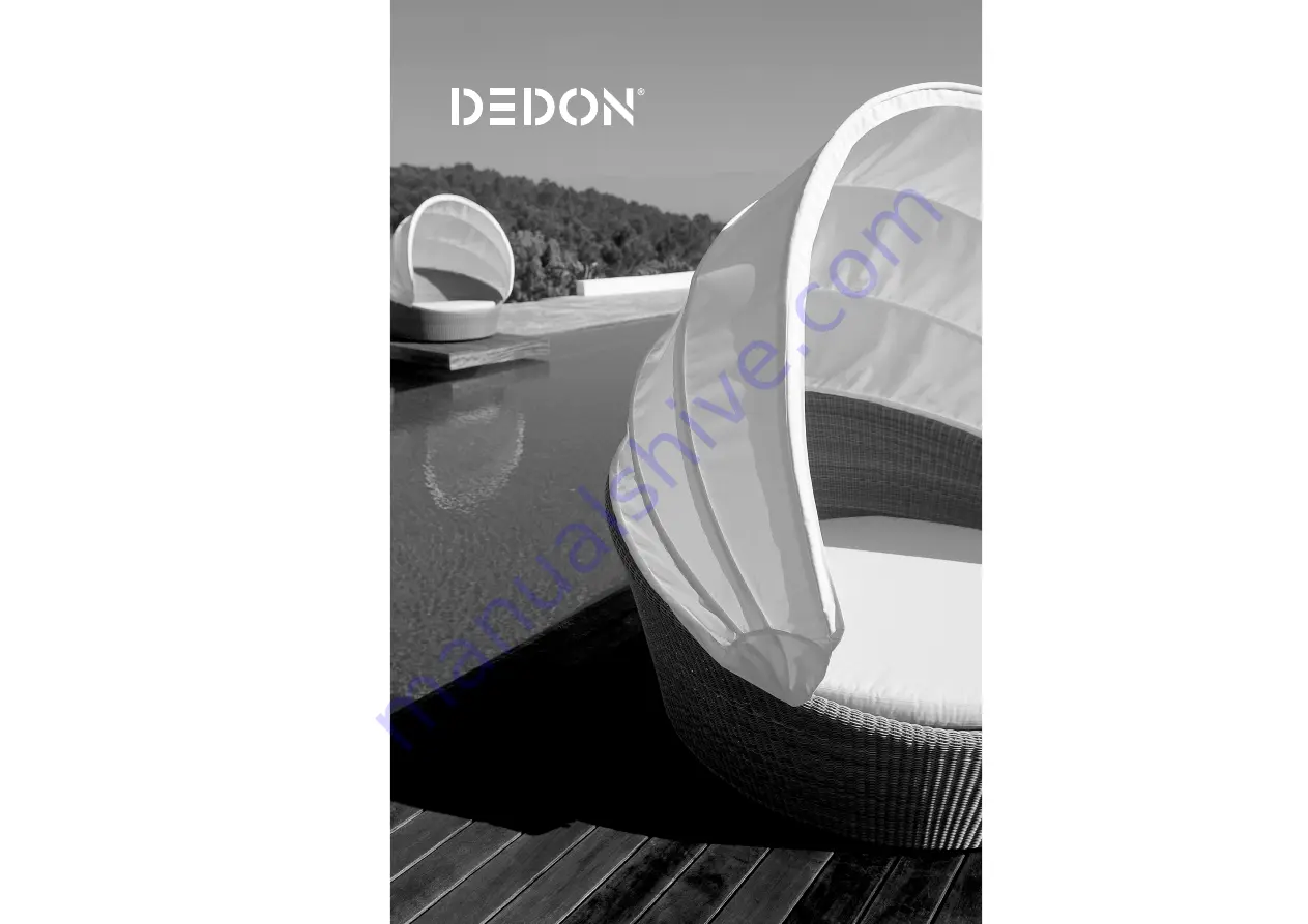 DEDON Orbit Operating & Assembly Instructions Download Page 1