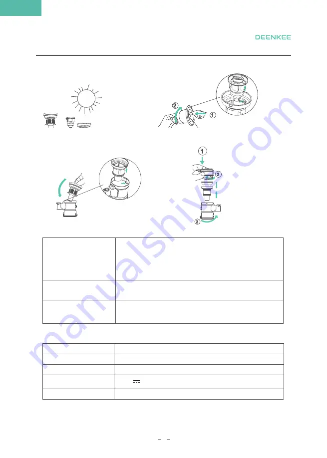 Deenkee DS100 Instruction Manual Download Page 11