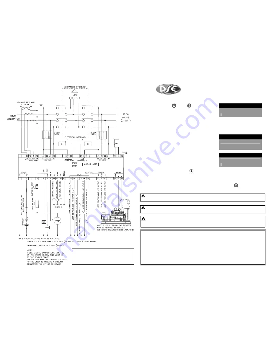 Deep Sea Electronics Plc 5320 Скачать руководство пользователя страница 1