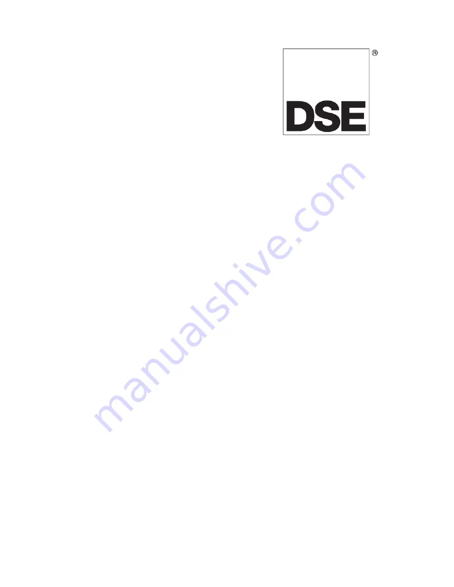 Deep Sea Electronics Plc DSE5320 Скачать руководство пользователя страница 1