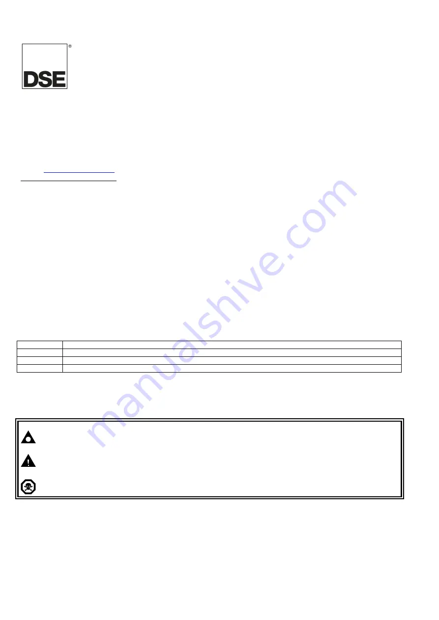 DEEP SEA ELECTRONICS DSECONTROL DSE7000 Series Скачать руководство пользователя страница 2