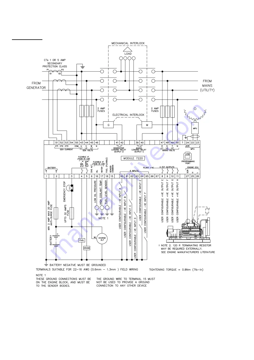 DEEP SEA ELECTRONICS DSECONTROL DSE7000 Series Скачать руководство пользователя страница 26