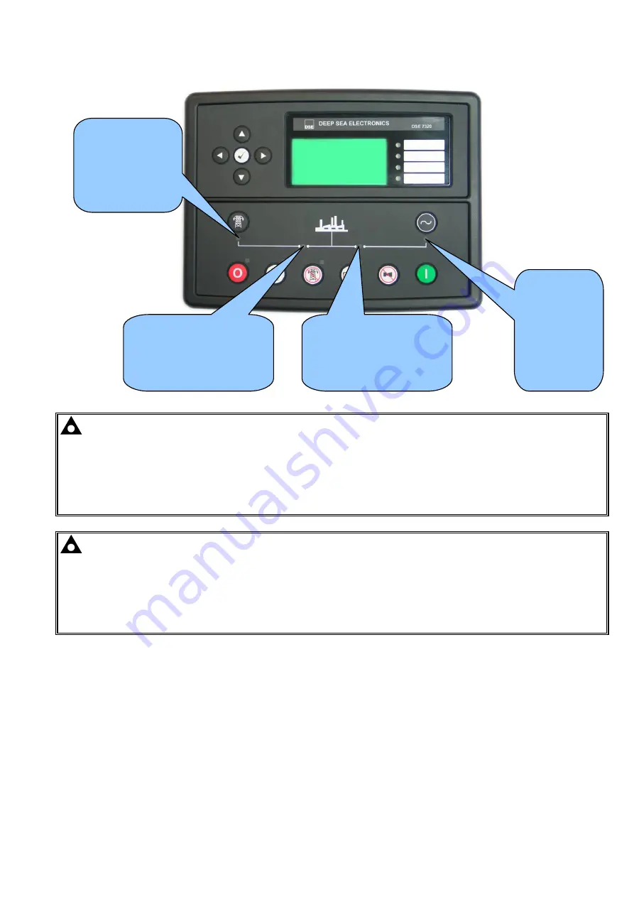 DEEP SEA ELECTRONICS DSECONTROL DSE7000 Series Скачать руководство пользователя страница 41