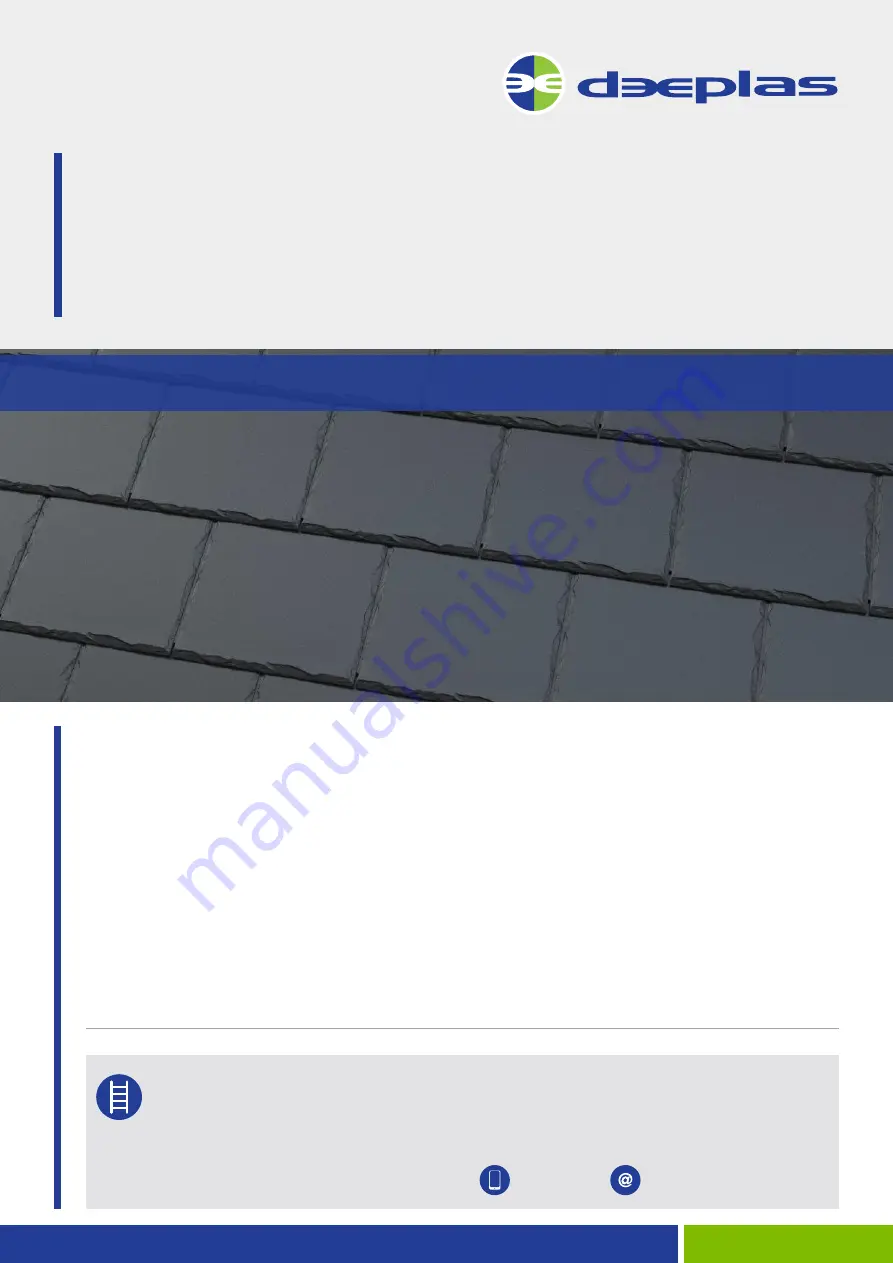 Deeplas ENVIROTILE Installation Manual Download Page 1