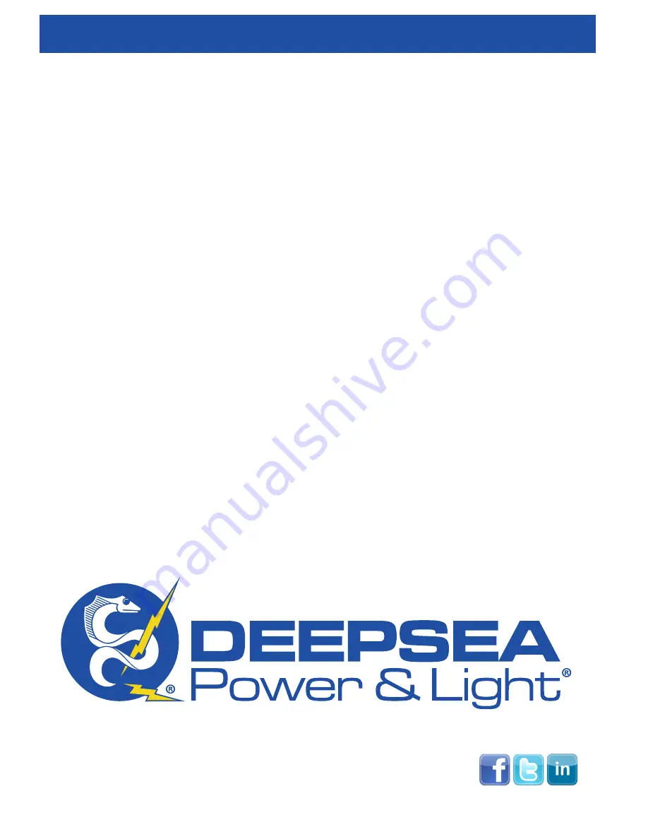 DeepSea Power & Light Super Wide-i SeaCam Operator'S Manual Download Page 6