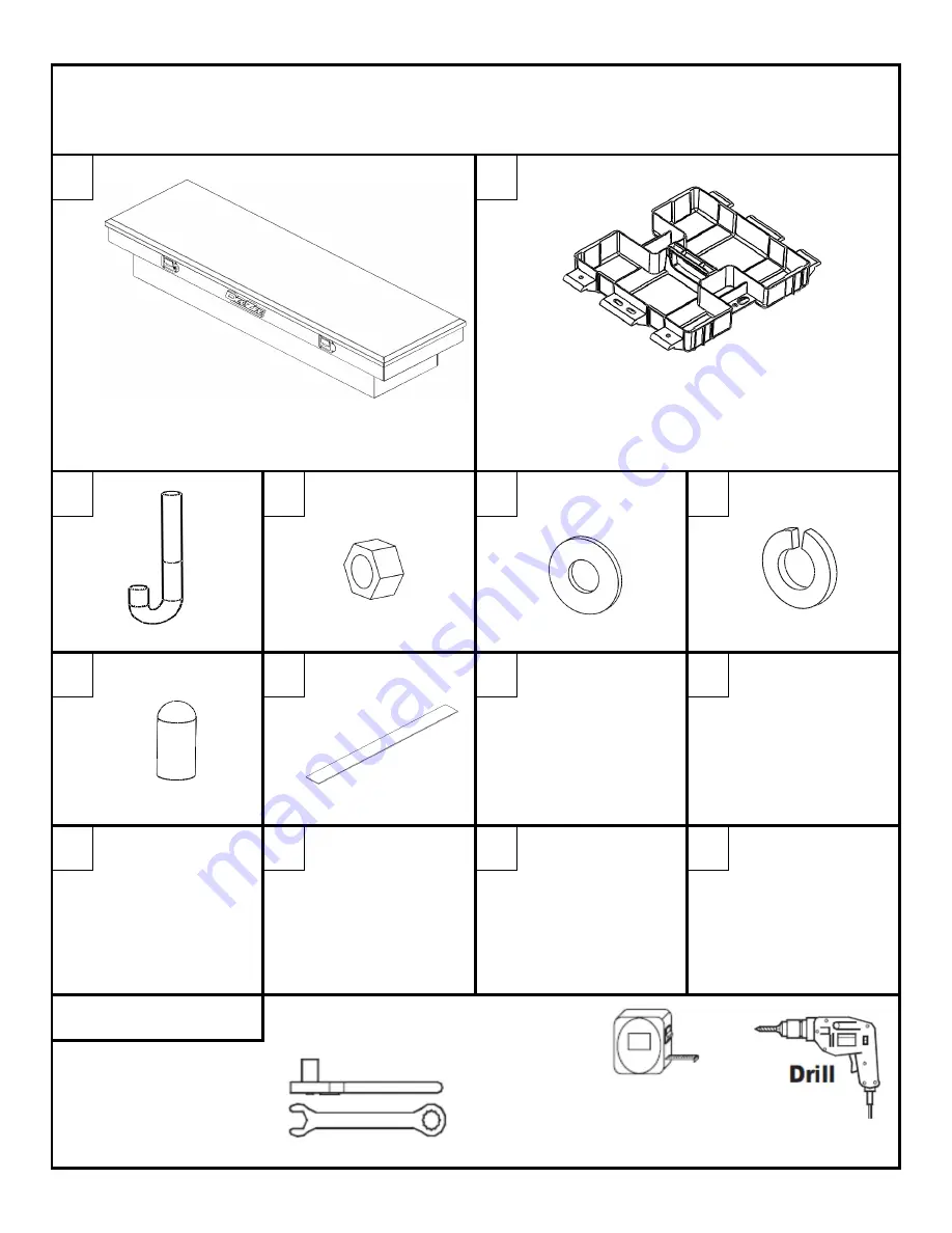 DeeZee Brite Tread Tool Box Installation Instruction Download Page 3