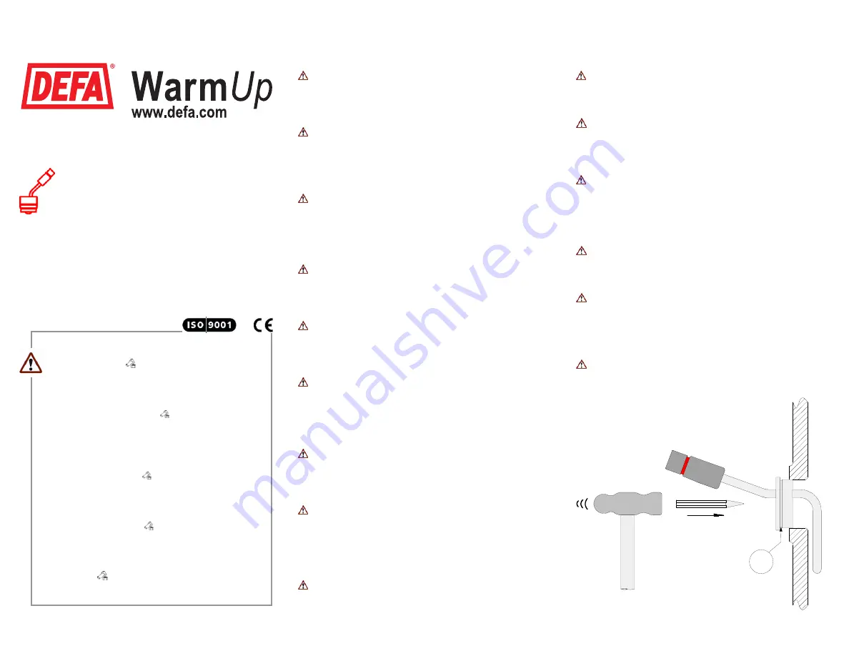 DEFA 411050 Fitting Instructions Download Page 1