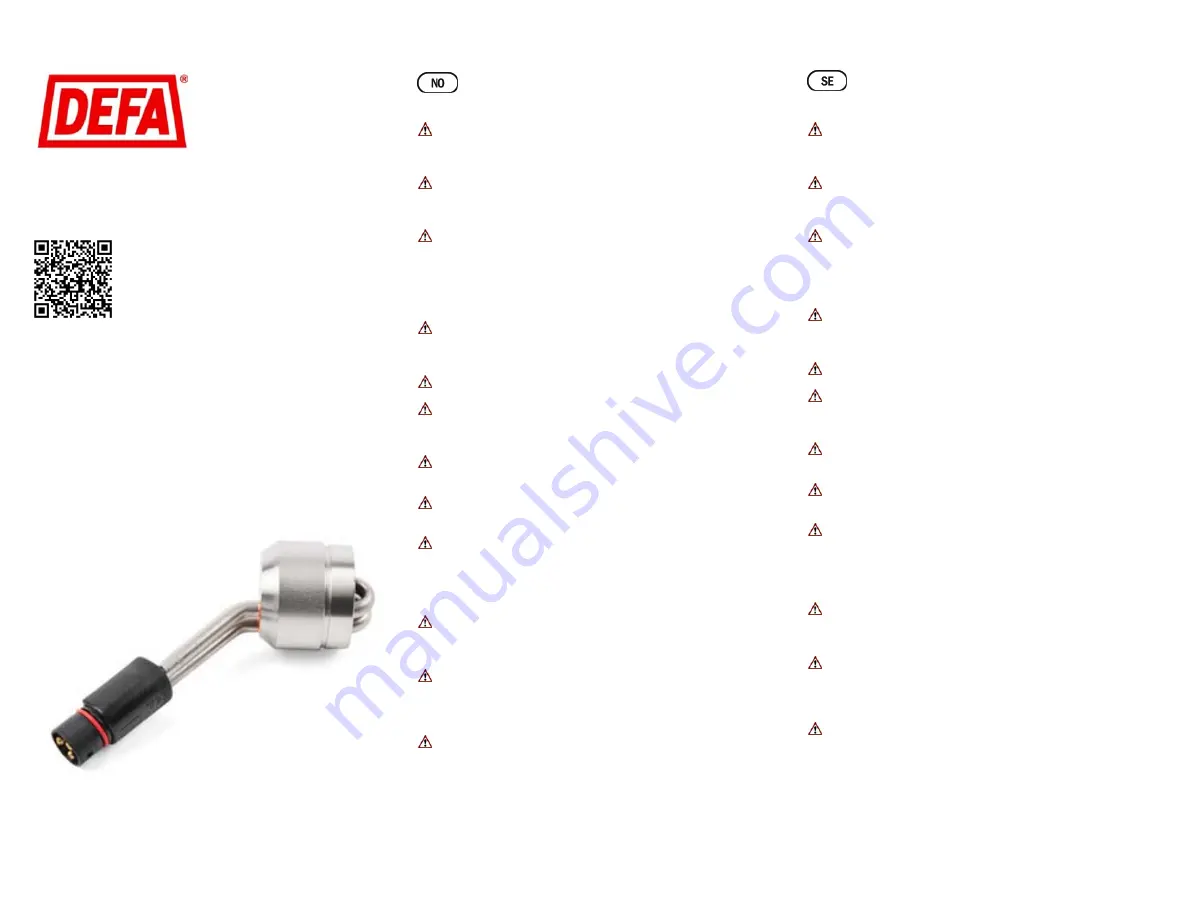 DEFA 411118 Скачать руководство пользователя страница 1