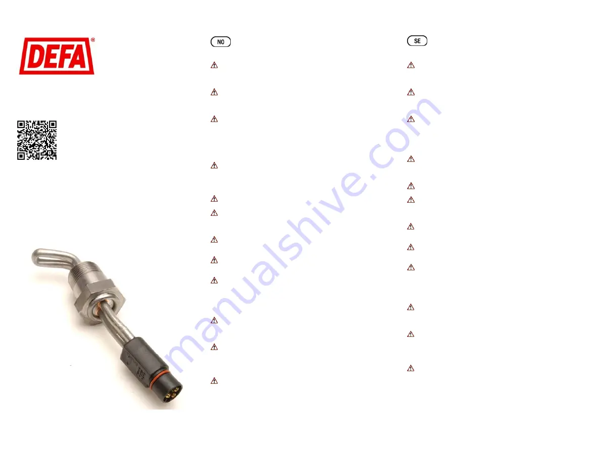 DEFA 411250 Fitting Instructions Download Page 1