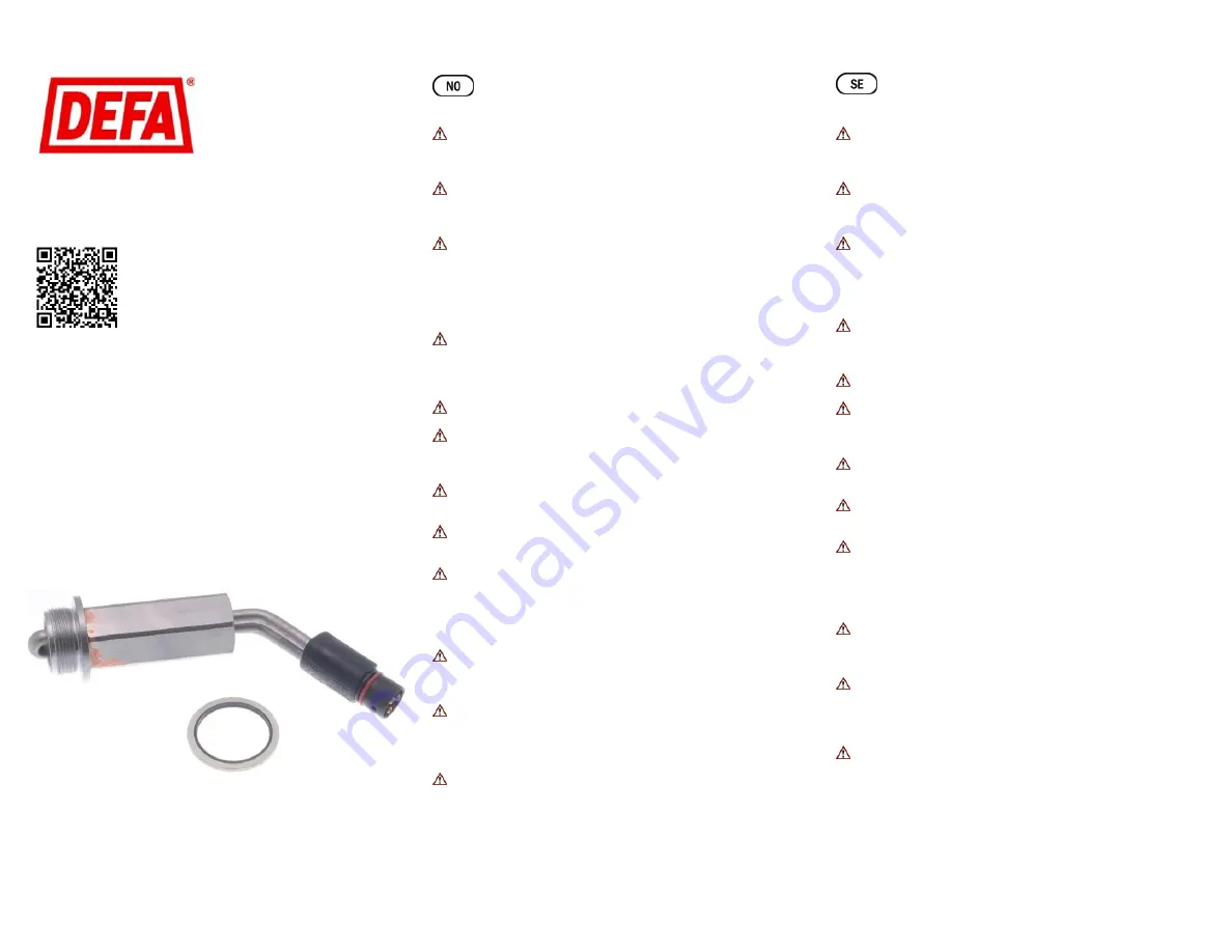 DEFA 411286 Скачать руководство пользователя страница 1