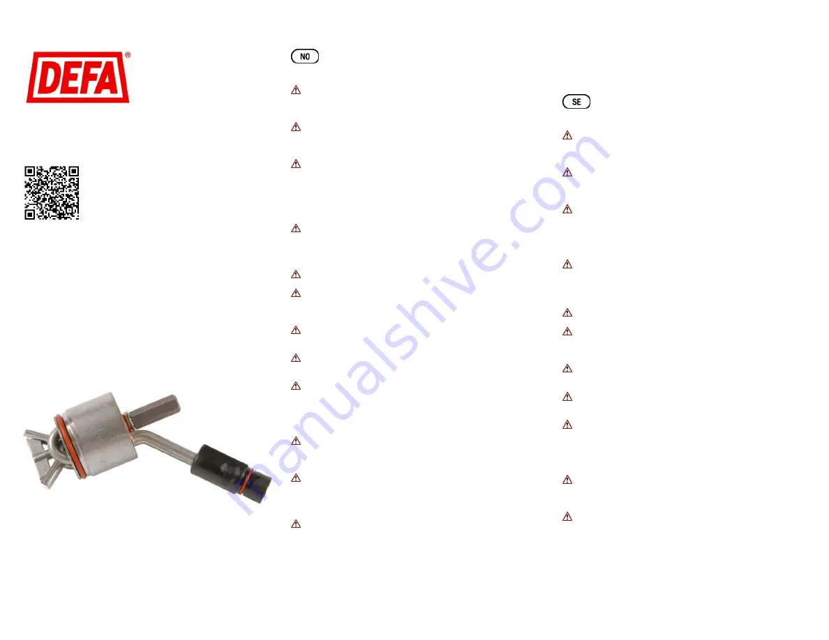 DEFA 411392 Fitting Instructions Manual Download Page 1