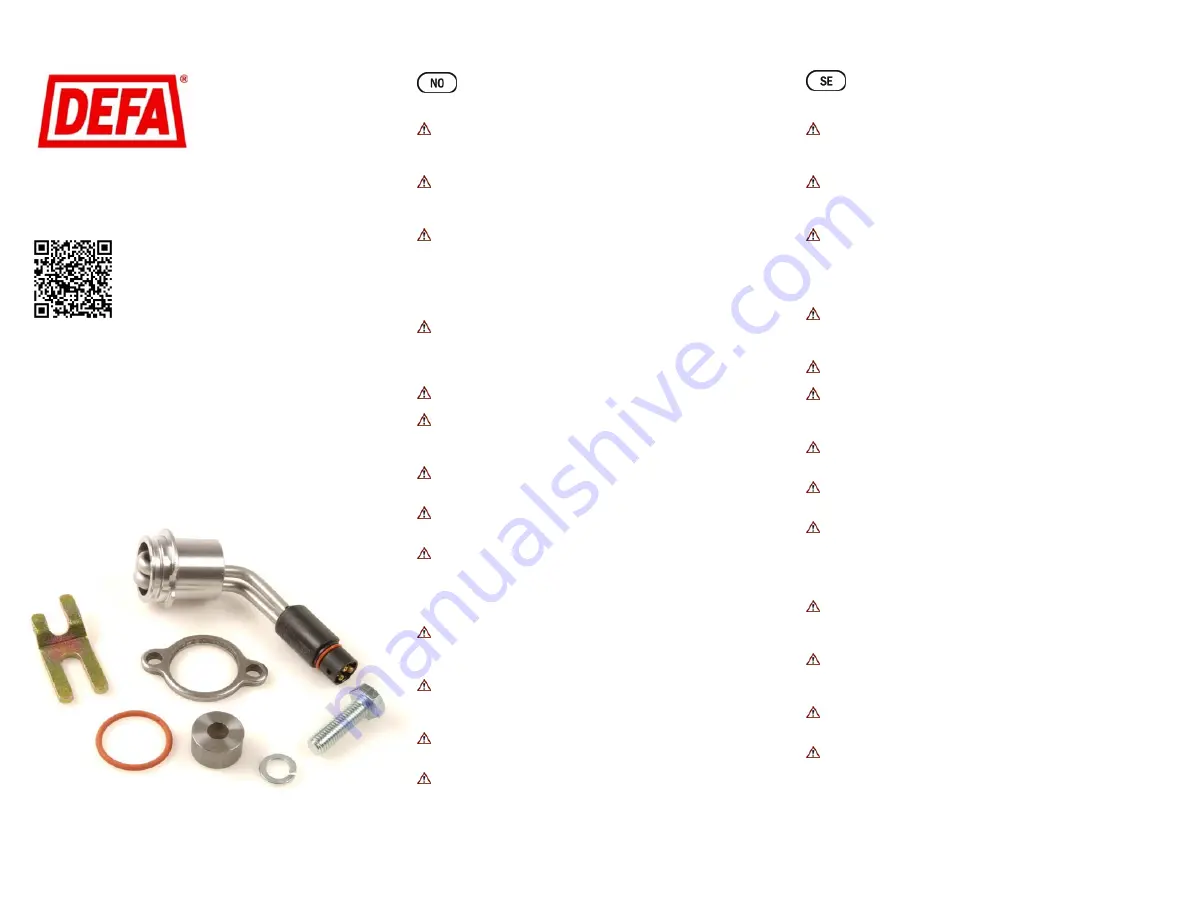 DEFA 411544 Fitting Instructions Download Page 1