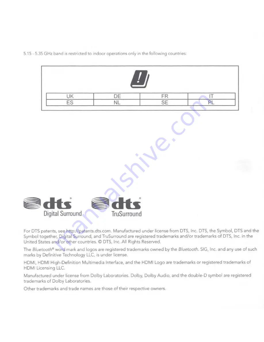 Definitive Technology StudioSlim Setup Manual Download Page 24