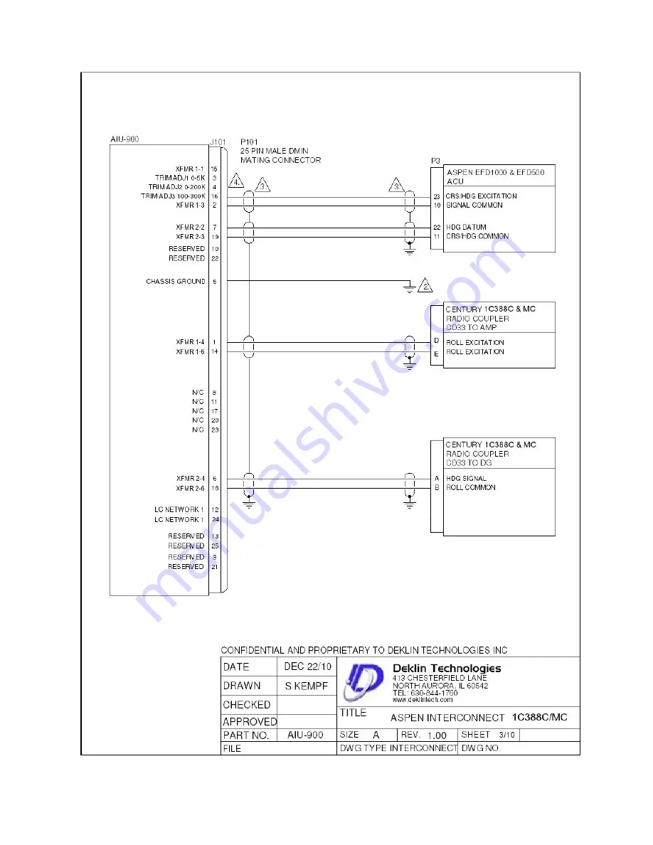 Deklin Technologies AIU-900A Installation Manual Download Page 12