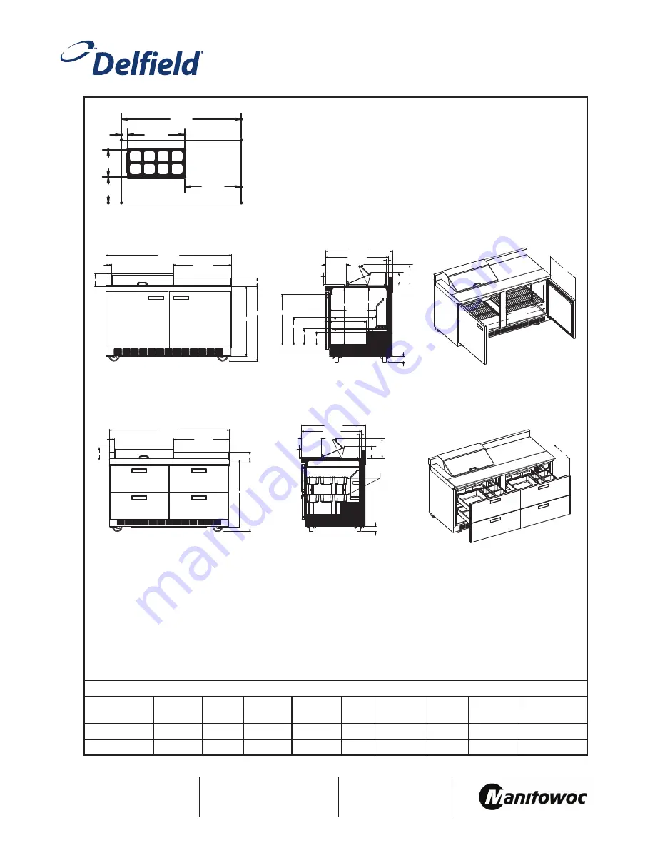 Delfield ST4460N-8 Скачать руководство пользователя страница 2