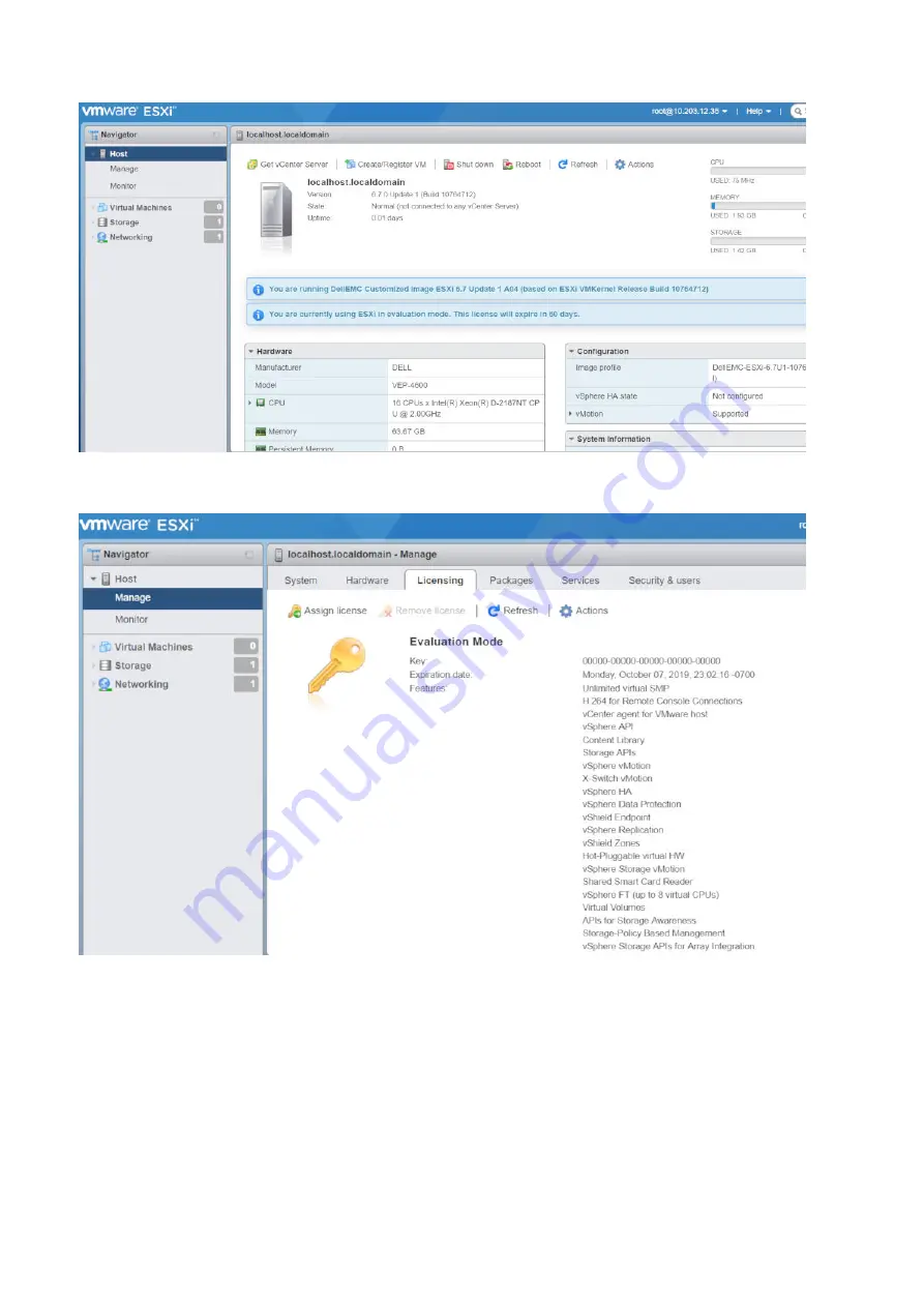 Dell EMC VEP4600 Скачать руководство пользователя страница 77