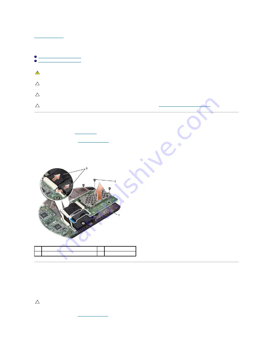 Dell 1555 - Studio - Chainlink Service Manual Download Page 20