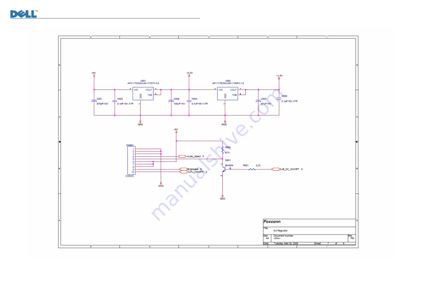 Dell 1907FPf Service Manual Download Page 61