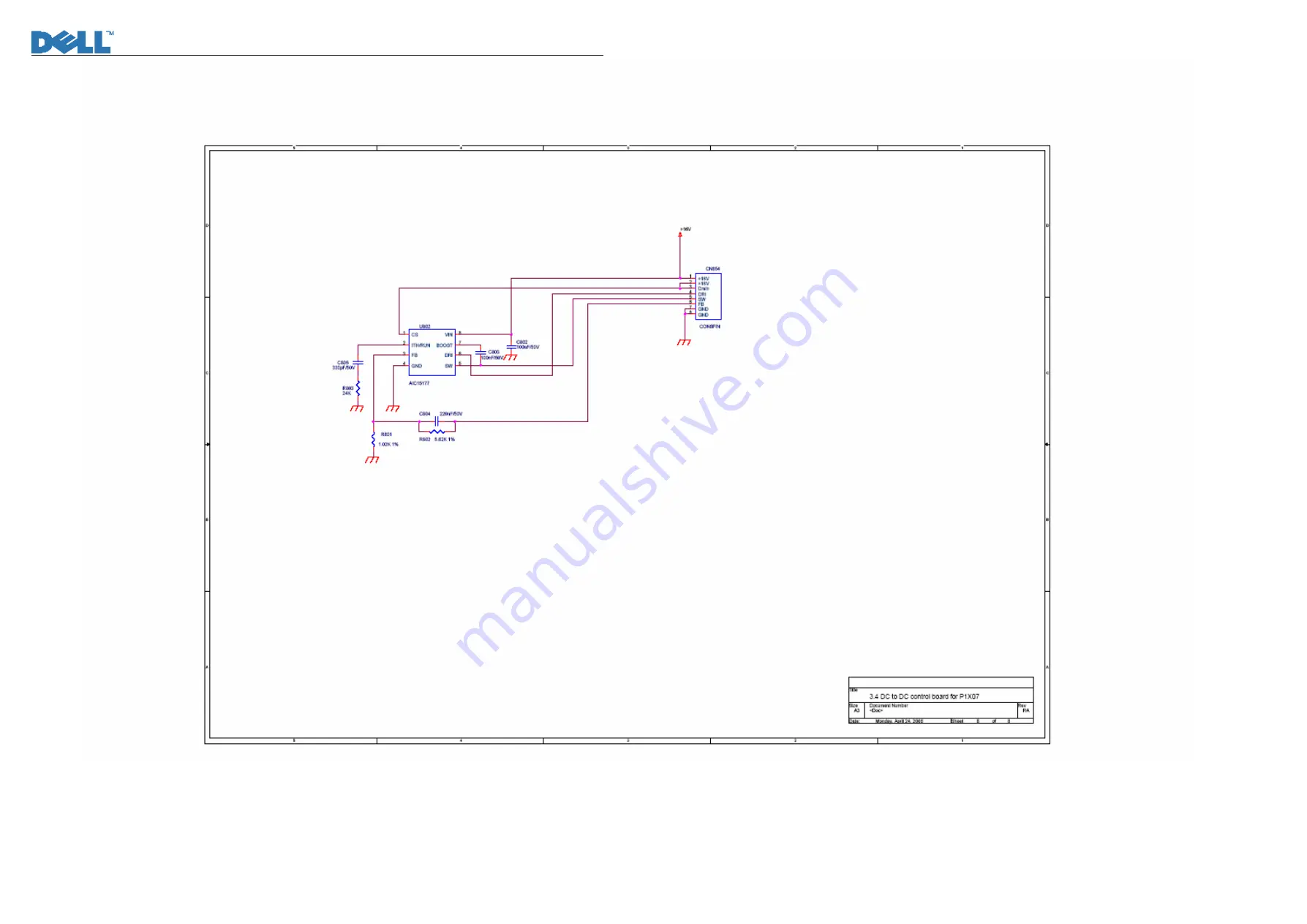 Dell 1907FPf Service Manual Download Page 70