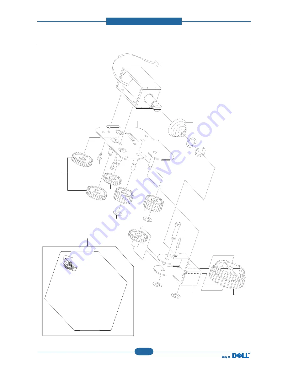 Dell 5330dn - Workgroup Laser Printer B/W Service Manual Download Page 122