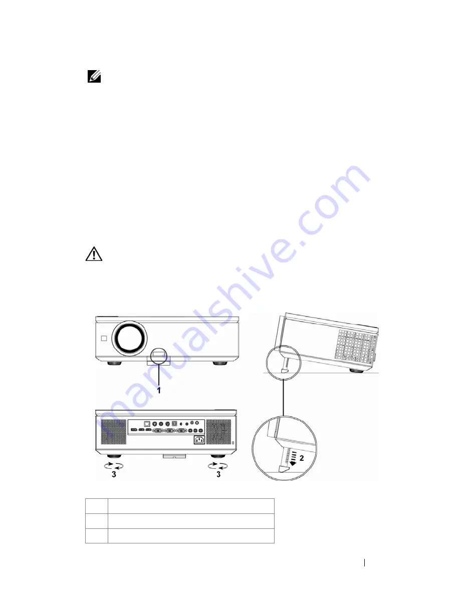 Dell 7609WU - WUXGA DLP Projector User Manual Download Page 22