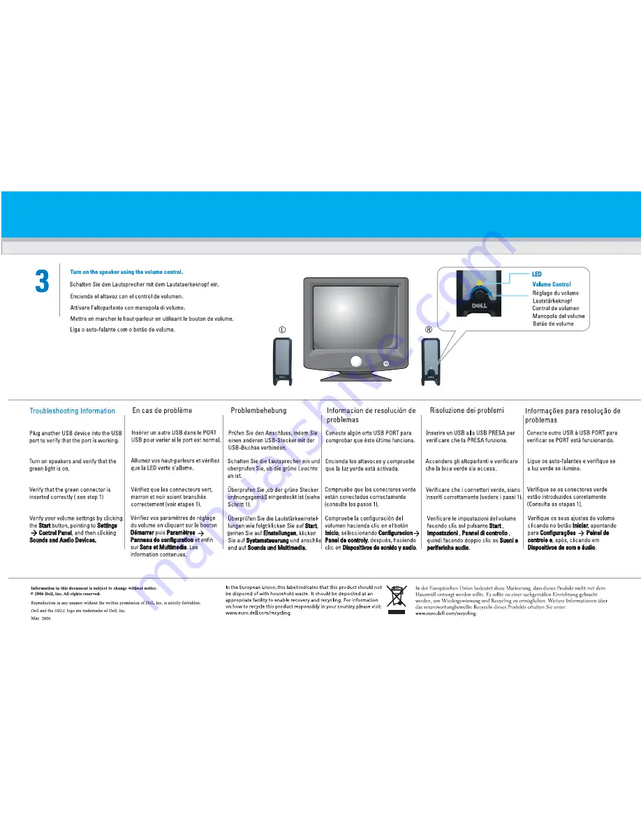 Dell A225 Скачать руководство пользователя страница 2