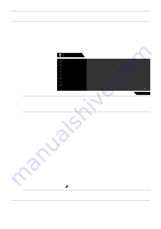 Dell Alienware AW2523HF User Manual Download Page 42