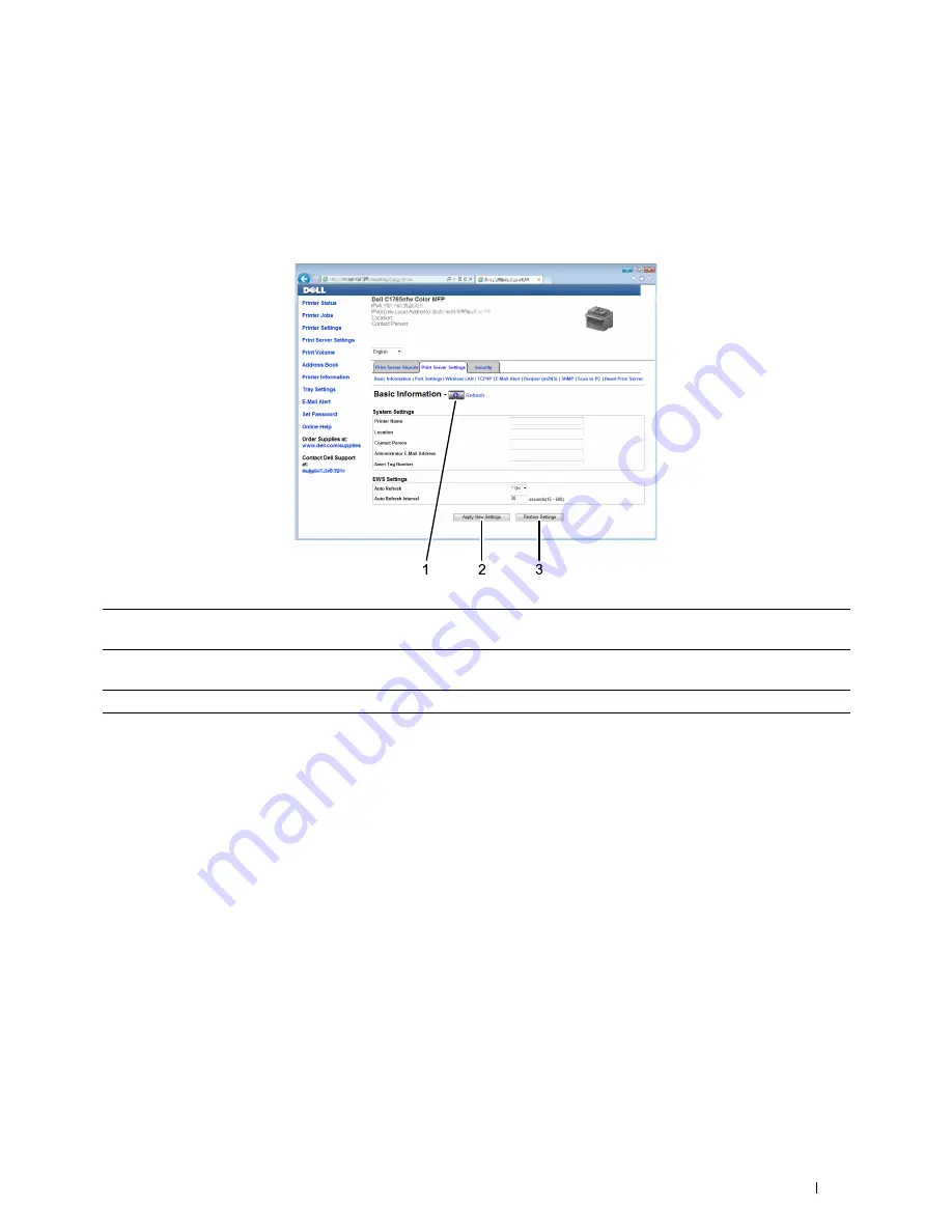 Dell C1765nf Color Laser User Manual Download Page 105