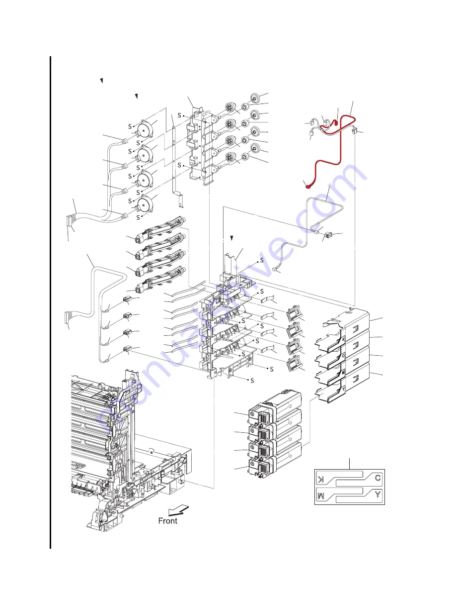 Dell Color Laser Printer 2130cn Service Manual Download Page 739