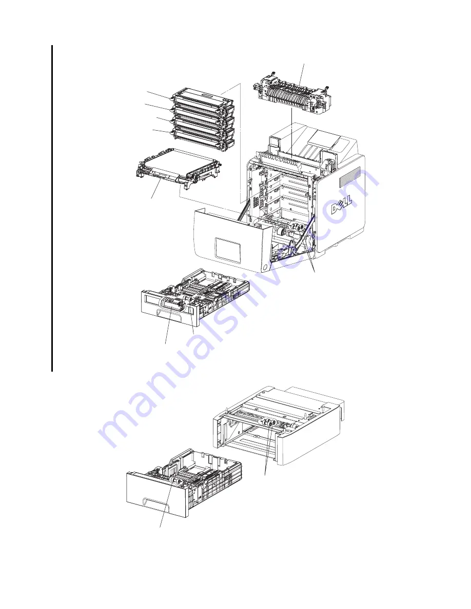 Dell Colour Laser Printer 3110cn Service Manual Download Page 609