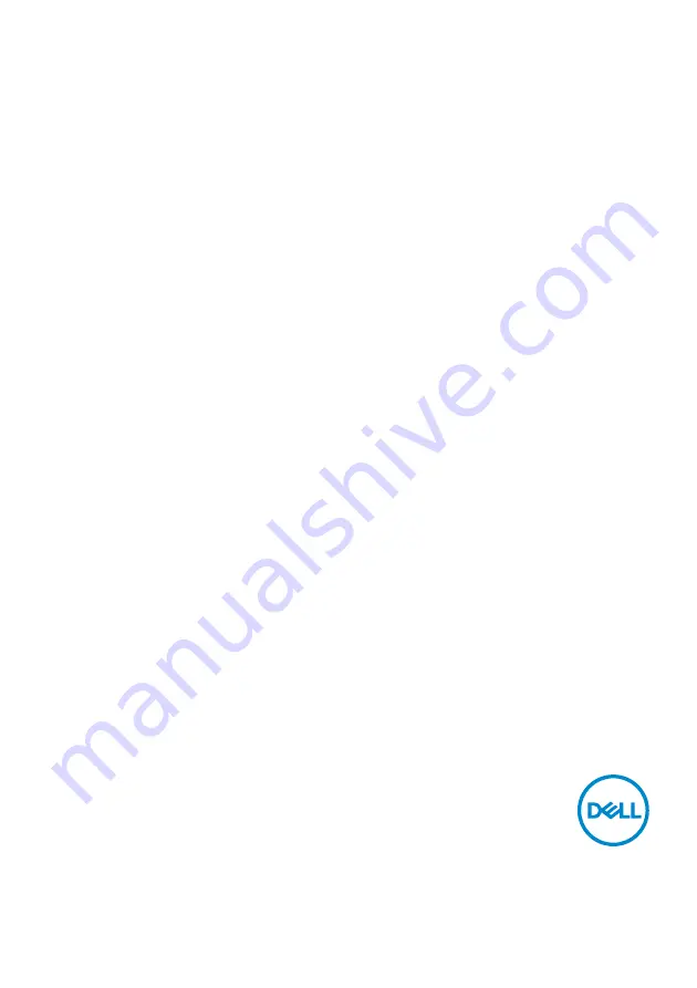 Dell D2719HGF Скачать руководство пользователя страница 1