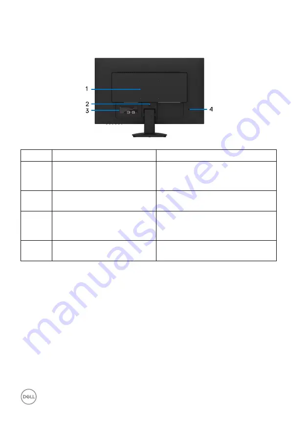 Dell D2719HGF User Manual Download Page 8