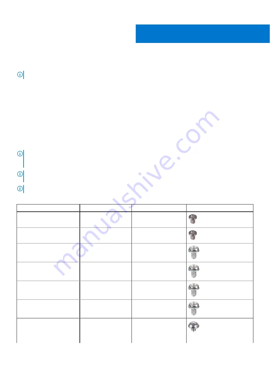 Dell D31M Service Manual Download Page 11