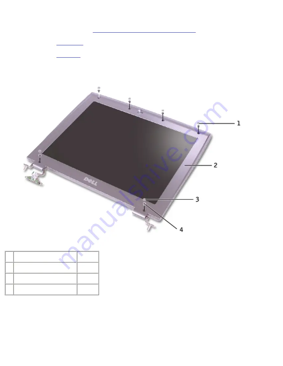 Dell d400 - Latitude - Pentium M 1.3 GHz Service Manual Download Page 45