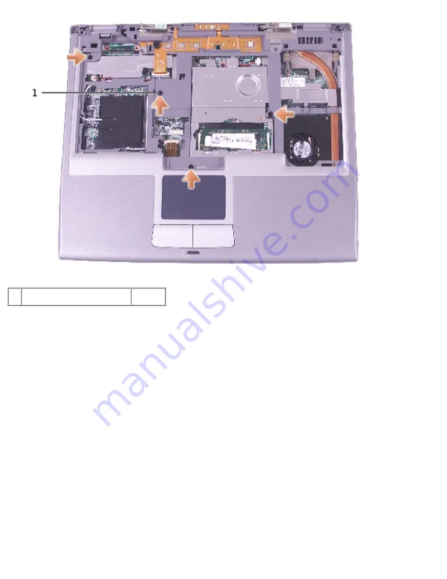 Dell d400 - Latitude - Pentium M 1.3 GHz Service Manual Download Page 49