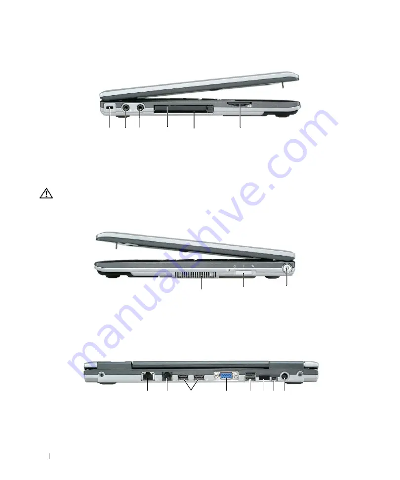 Dell D420 - Latitude Notebook Computer Quick Reference Manual Download Page 12