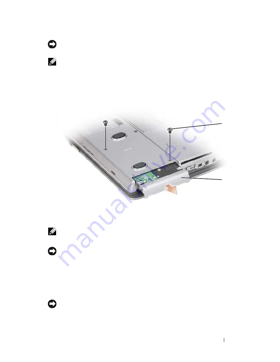 Dell D630 - LATITUDE ATG NOTEBOOK User Manual Download Page 171