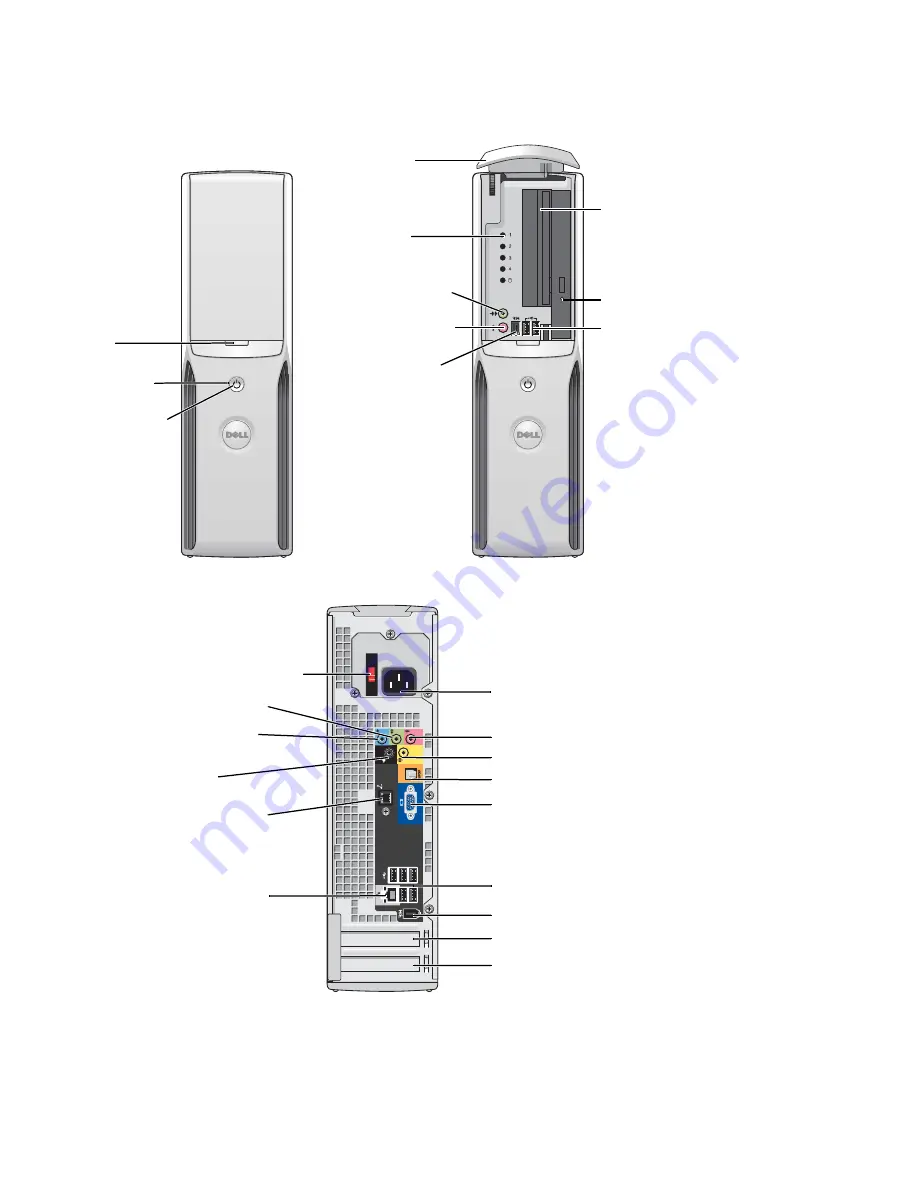 Dell Dimension 5100C Owner'S Manual Download Page 1