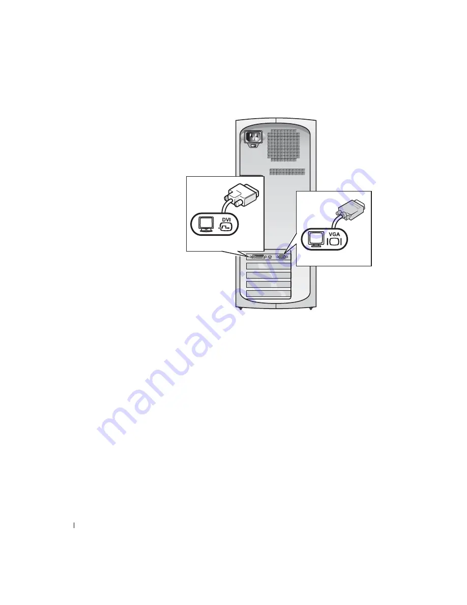 Dell Dimension 8250 Series Owner'S Manual Download Page 24