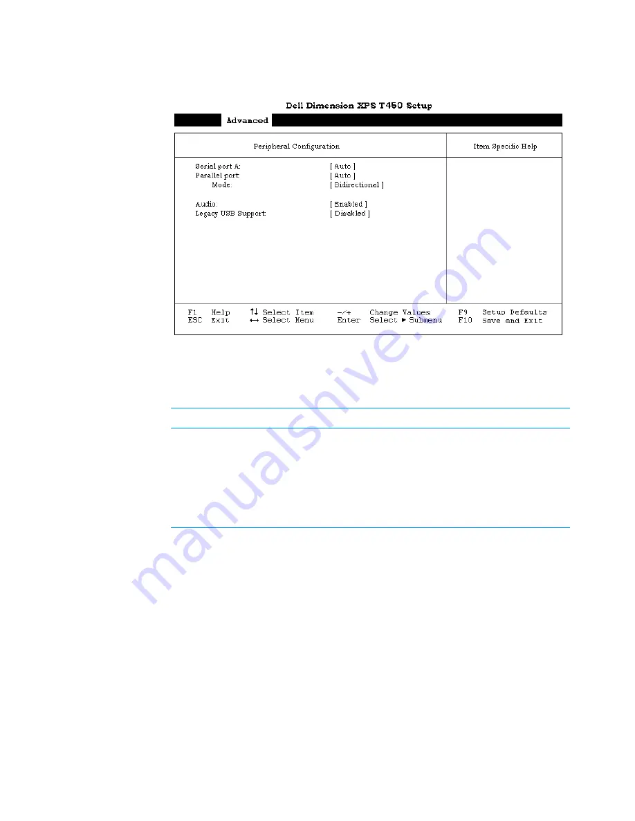 Dell Dimension XPS 50 Reference Manual Download Page 142